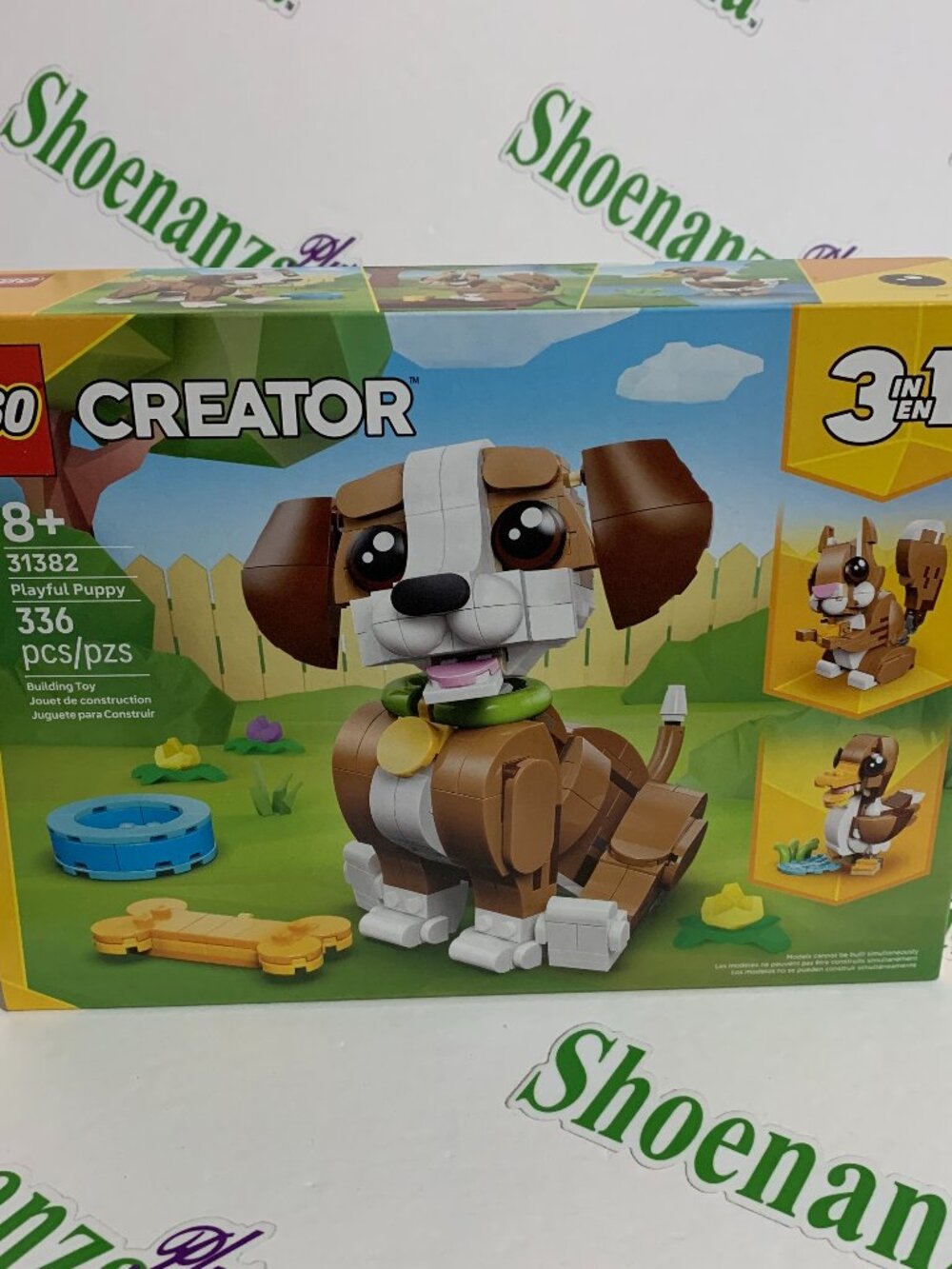 LEGO 31382 Creator 3 in 1 Set Cute Animals Playful Puppy Dog Squirrel Duck